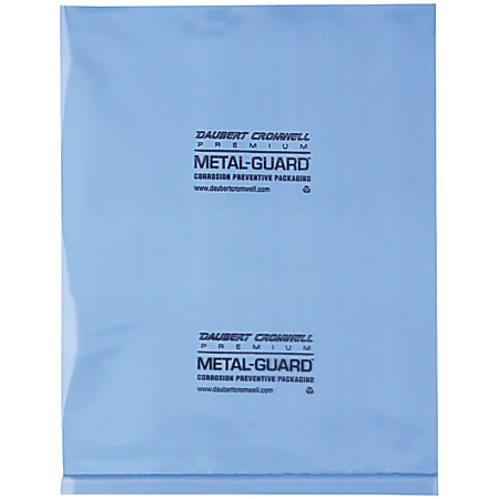12 x 18 250/Case VCI Flat 4 Mil Poly Bags Blue 