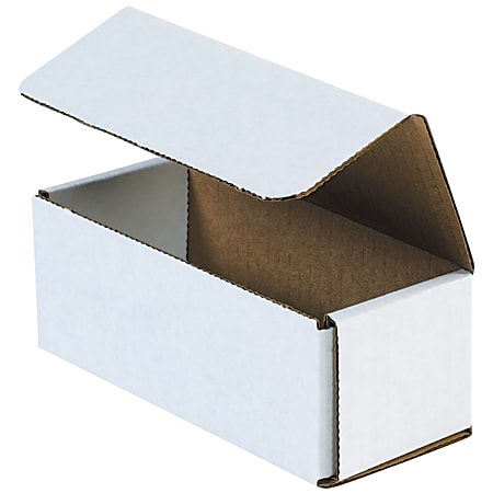BOX USA BMLR3644 Corrugated Mailers, 36" X 4" X 4" White Pack Of 50 - View #3
