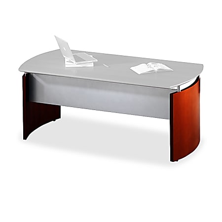 Mayline® Group Napoli Base For 63" or 72” Wide Desk, 56 1/2"H x 29 7/10"W x 25 2/5"D, Sierra Cherry