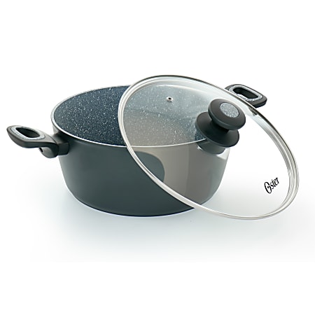 MasterPRO 6 qt. Cast Iron Dutch Oven with Lid, Fog