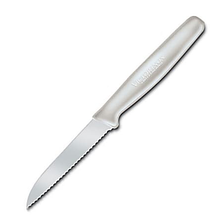 Victorinox® Serrated Sheep's Foot Paring Knife, 3-1/4", White