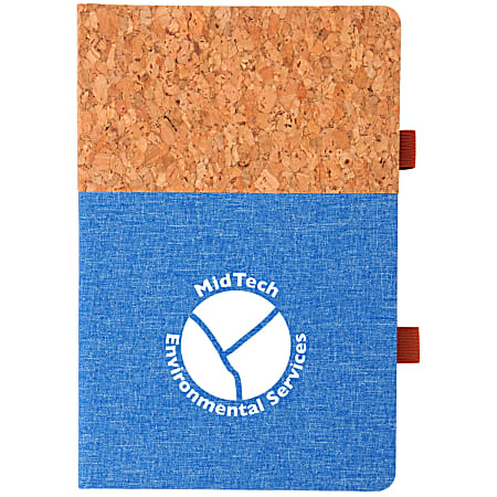 Custom Saratoga Cork Journal, 5-1/2" x 8-1/4"