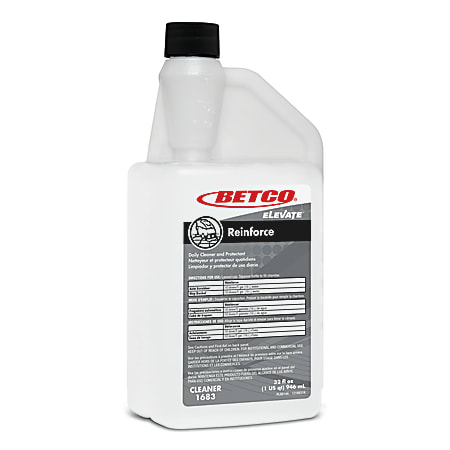 Betco® Elevate Reinforce Cleaner, Citrus Scent, 32 Oz Bottle, Case Of 6