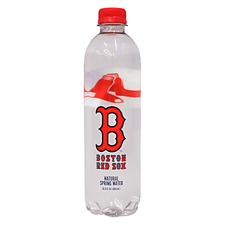 Boston Red Sox Sports Water Natural Spring Water Oz Pack of