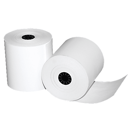 Quality Park Thermal Paper Rolls, 3 1/8" x 273', Box Of 50, White