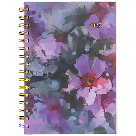 Mead Cambridge® Blush Blossom 2027 Weekly Monthly Planner, Small, 5 1/2" x 8 1/2"