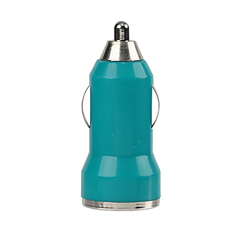 GoMovi Vivitar OD5021 2.4A Dual USB A Car Charger, Teal