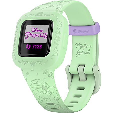 Garmin v vofit jr. 3 Smart Watch Disney The Little Mermaid Silicone Band Swimming Health Fitness Tracking Smartphone Water Resistant Water Resistant ODP Business Solutions