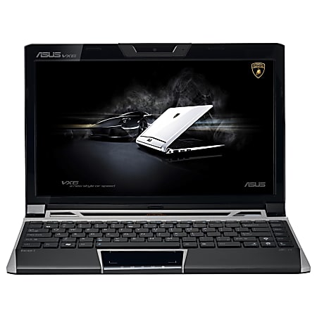 Asus Lamborghini VX6-PU17-BK 12.1" LCD Netbook - Intel Atom D525 Dual-core (2 Core) 1.80 GHz - 2 GB DDR3 SDRAM - 250 GB HDD - Windows 7 Home Premium 32-bit - 1366 x 768 - Black