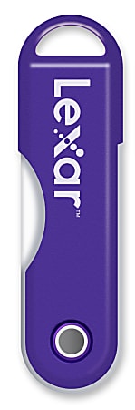 Lexar® JumpDrive® TwistTurn USB 2.0 Flash Drive, 32GB, Purple, LJDTT32GAMODV