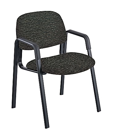 Safco® Cava® Urth™ Fabric Straight-Leg Guest Chair, Black
