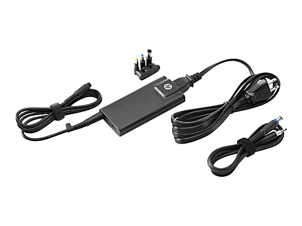 HP Slim with USB AC Adapter - Power adapter - 65 Watt - United States - for HP 14, 15, 17, 22, 24, 27; ENVY 13, 17; ENVY x360; Pavilion 14, 15; Pavilion x360