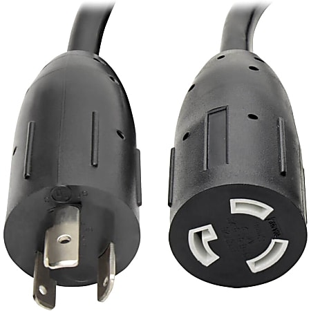 Tripp Lite 15ft Power Cord Extension Cable L5-20P to L5-20R with Locking Connectors Heavy Duty 20A 12AWG 15', P046015LL