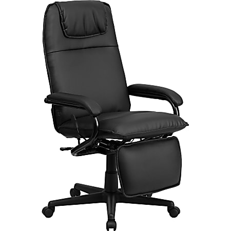 Reclining Office Chair Rolling Swivel Chair Footrest Linen-Feel Dark Grey,  1 Unit - Fry's Food Stores