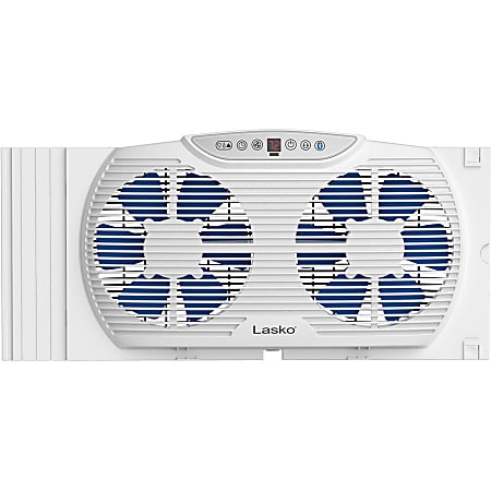 Lasko Electrically Reversible Twin Window Fan with Bluetooth 3