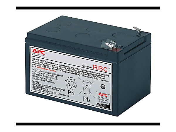 APC Replacement Battery Cartridge #4 - UPS battery - 1x battery - lead acid - black -  - RBC4