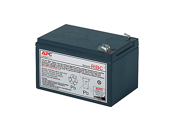 APC Replacement Battery Cartridge #4 - UPS battery - 1x battery - lead acid - black -  - RBC4