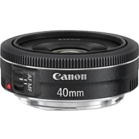 Canon - 40 mm - f/2.8 - Medium Telephoto Fixed Lens for Canon EF/EF-S - 52 mm Attachment - STM - 2.7"Diameter