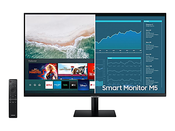 Samsung S27AM500NN 27 Full HD LED Monitor LS27AM500NNXZA - Office Depot