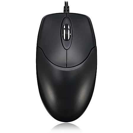 Adesso® HC-3003PS PS/2 Optical Mouse, Black