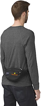 Custom Jansport Fifth Avenue Fanny Pack 4 x 6 Black Office Depot