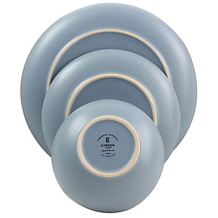Gibson home rockaway top 12 piece dinnerware set