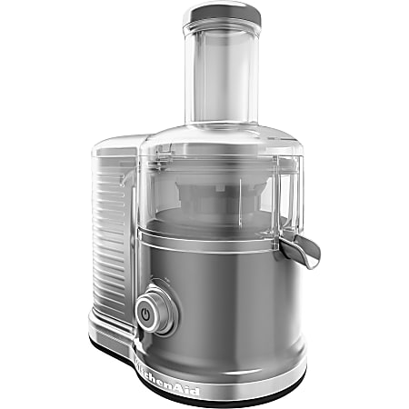 KitchenAid Easy Clean Juicer Fast Juicer Contour Silver Office Depot