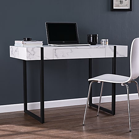 Black modern discount writing desk