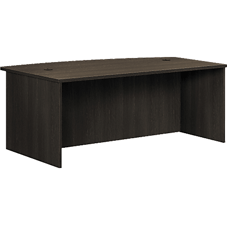 basyx by HON® BL Series Bow-Front Desk Shell, Espresso