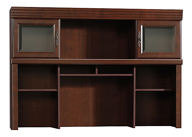 Sauder Heritage Hill Hutch Classic, Sauder Heritage Hill 2 Door Bookcase Classic Cherry Red