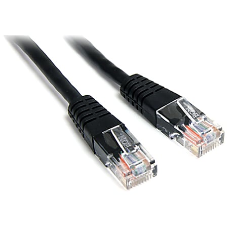 StarTech.com Cat5e Molded UTP Patch Cable, 1&#x27;, Black
