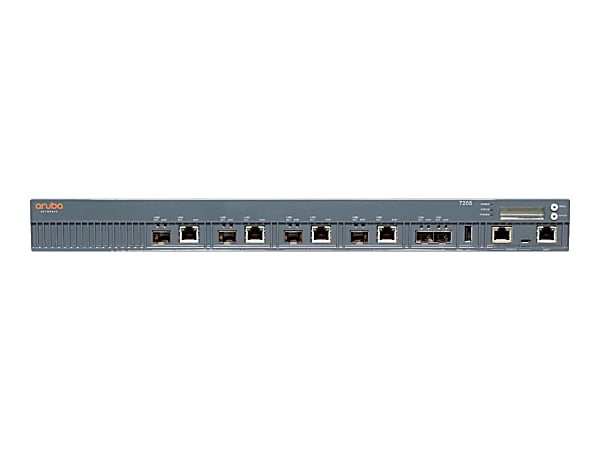 Aruba 7205 Wireless LAN Controller - 4 x Network (RJ-45) - 10 Gigabit Ethernet, Gigabit Ethernet - Desktop
