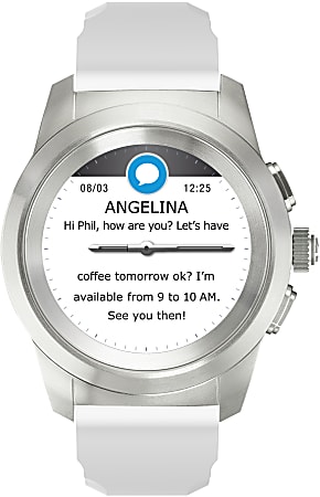 MyKronoz ZeTime Original Hybrid Smartwatch Petite Brushed