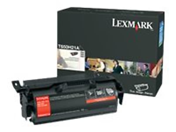 Lexmark T650H21A Original Laser Toner Cartridge, Black