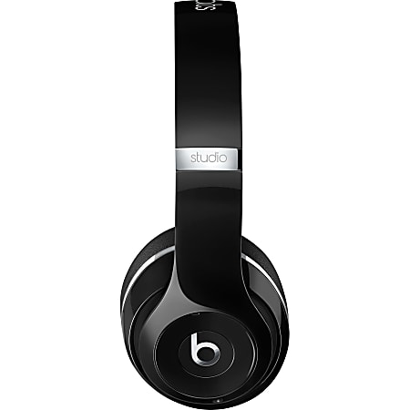 Beats by Dr. Dre Studio Wireless Over Ear Headphones Gloss Black Stereo Bluetooth 29.5 ft 20 Hz 20 kHz Over the head Binaural Circumaural Noise Canceling Gloss Black - Office Depot