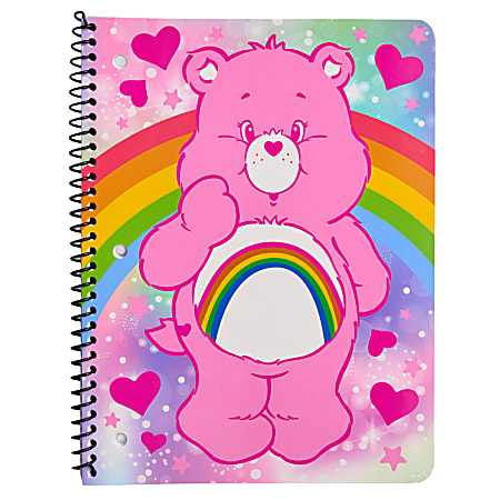 Care Bears Licensed Single Subject Wide Ruled Notebook, 8.5" x 11", 70 Sheets, Quantity 1