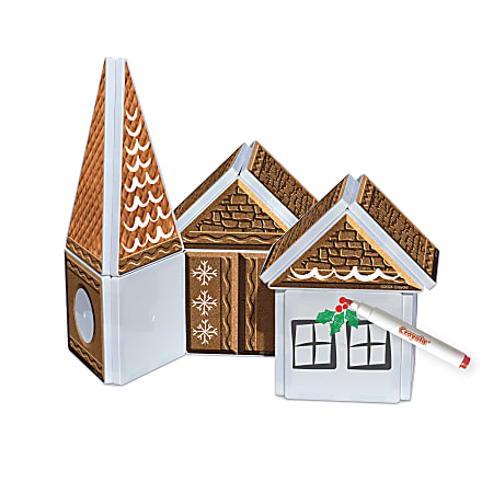 CreateOn Crayola Magnetic Tiles Gingerbread Doodle Set Of 24 Pieces ...