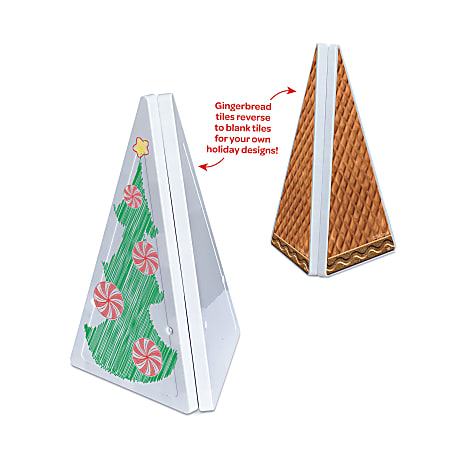 CreateOn Crayola Magnetic Tiles Gingerbread Doodle Set Of 24 Pieces ...