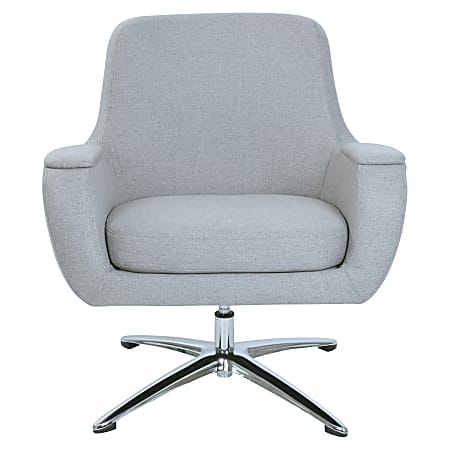 Lorell Nirvana Swivel Lounge Chair, Gray
