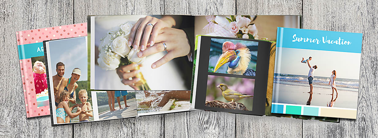 Classic Hardcover Photo Book With Extra Pages, 8" x 8"