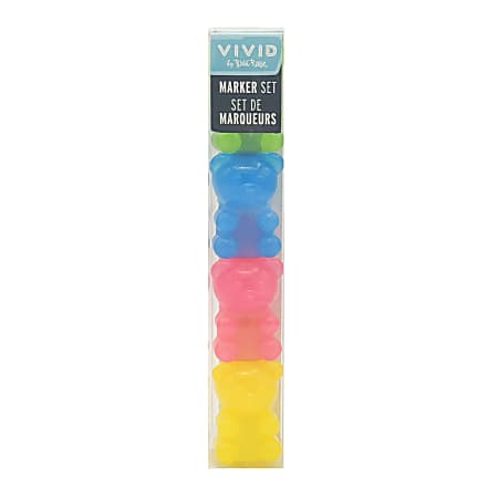 Vivid by Brea Reese, Bear Highlighters, 3 pack