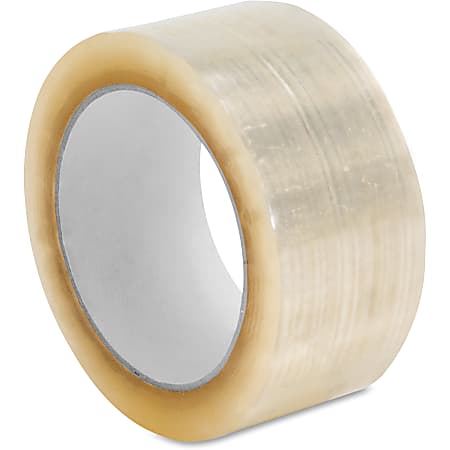 Sparco 3.0mil Hot-melt Sealing Tape - 2" Width x 55 yd Length - Long Lasting, Easy Unwind - 36 / Carton - Clear