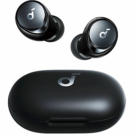 soundcore Space A40 Earset  Microsoft Teams Certification  Stereo  True Wireless  Bluetooth  Earbud  Binaural  In ear  Noise Canceling  Black