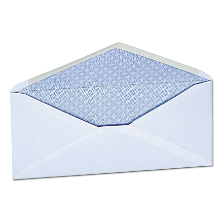 Universal #10 Business Envelopes, Security Tint, Gummed Seal,