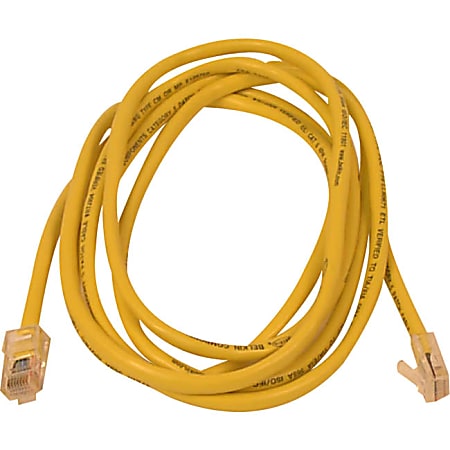 Belkin Cat5e Snagless Networking Cables - Yellow, 14ft.