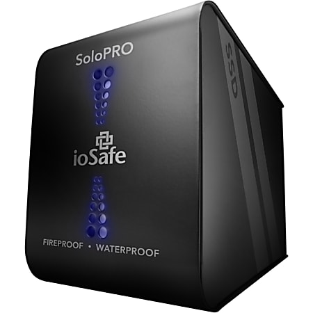 ioSafe SoloPRO 2 TB USB 2.0/eSATA Fireproof and Waterproof External Hard Drive with 5 Year Data Recovery Service SH2000GB5YR (Black)