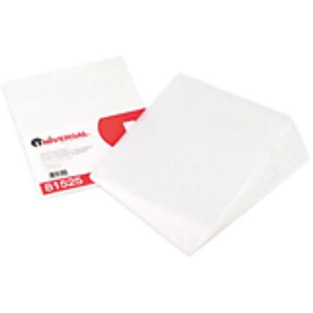 Universal 81525 Poly Project Folder - Letter - 8.5" x 11" - 25 / Pack - Clear