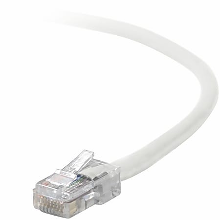 Belkin Cat5e Network Cable - RJ-45 Male Network - RJ-45 Male Network - 14ft - White