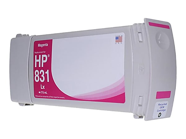 Clover Imaging Group Wide Format - 775 ml - magenta - compatible - box - remanufactured - ink cartridge (alternative for: HP 831) -  - WH831M