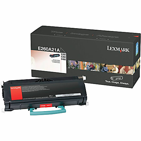 Lexmark™ E260A21A Black Toner Cartridge